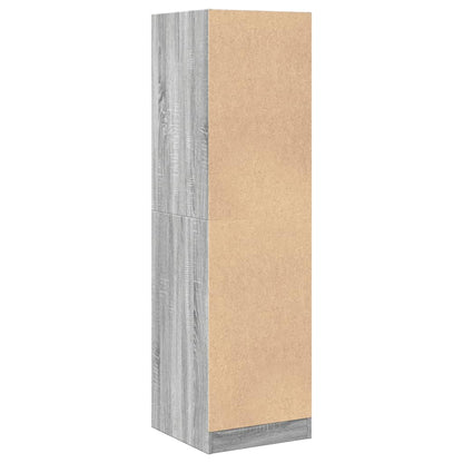 vidaXL Apothecary Cabinet Grey Sonoma 40x41x144.5 cm Engineered Wood