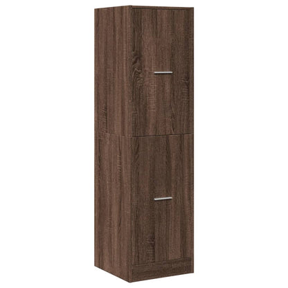 vidaXL Apothecary Cabinet Brown Oak 40x41x144.5 cm Engineered Wood