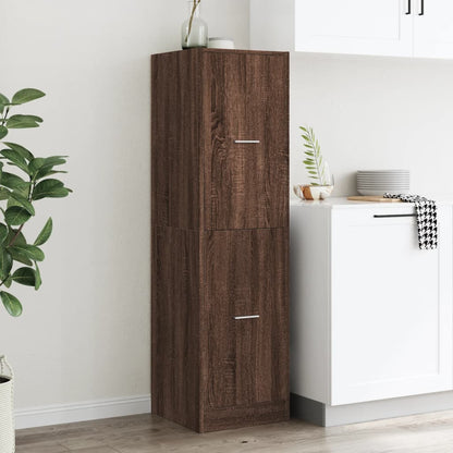 vidaXL Apothecary Cabinet Brown Oak 40x41x144.5 cm Engineered Wood