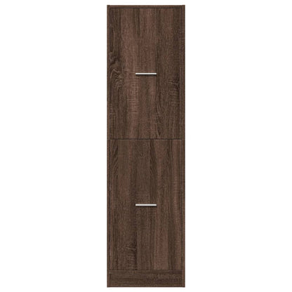 vidaXL Apothecary Cabinet Brown Oak 40x41x144.5 cm Engineered Wood