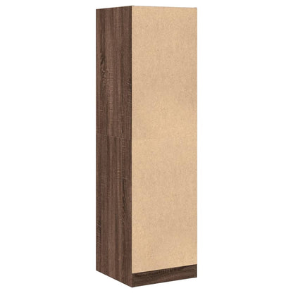 vidaXL Apothecary Cabinet Brown Oak 40x41x144.5 cm Engineered Wood