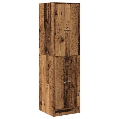 vidaXL Apothecary Cabinet Old Wood 40x41x144.5 cm Engineered Wood