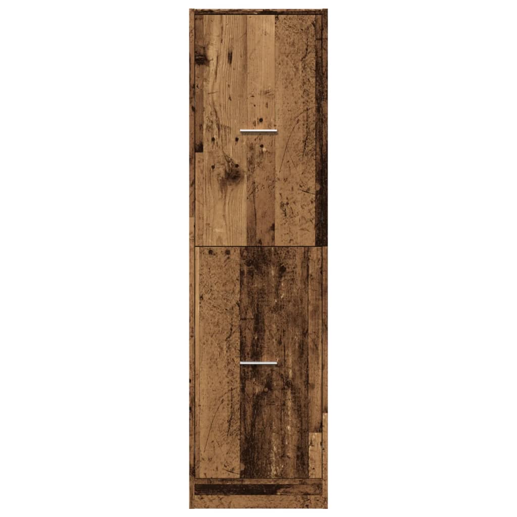 vidaXL Apothecary Cabinet Old Wood 40x41x144.5 cm Engineered Wood
