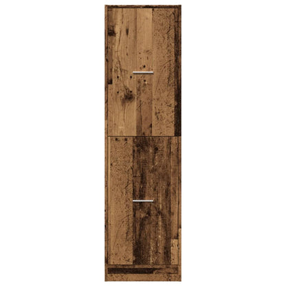 vidaXL Apothecary Cabinet Old Wood 40x41x144.5 cm Engineered Wood