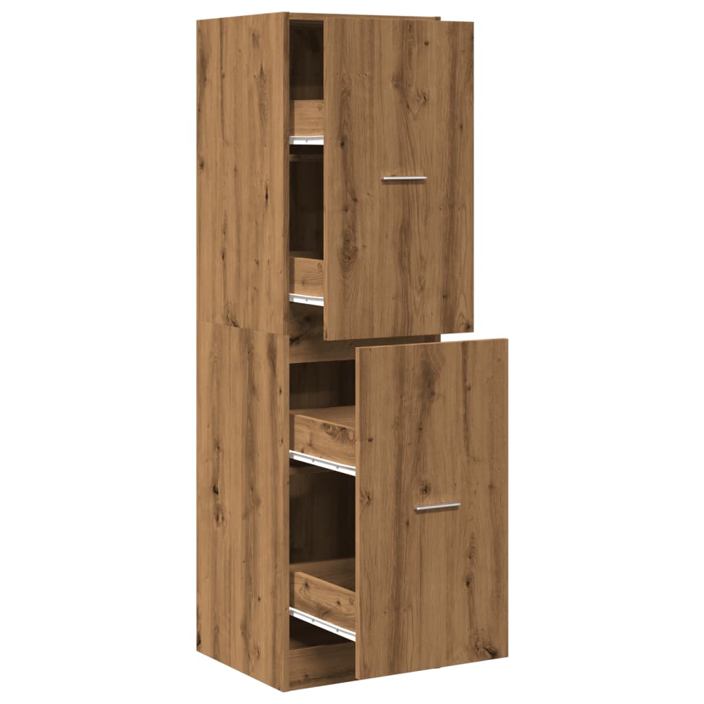 vidaXL Apothecary Cabinet Artisian Oak 40x41x144.5 cm Engineered Wood