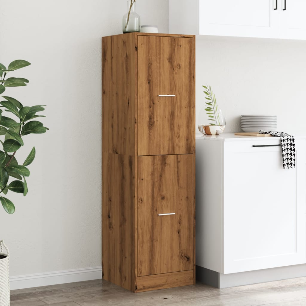 vidaXL Apothecary Cabinet Artisian Oak 40x41x144.5 cm Engineered Wood