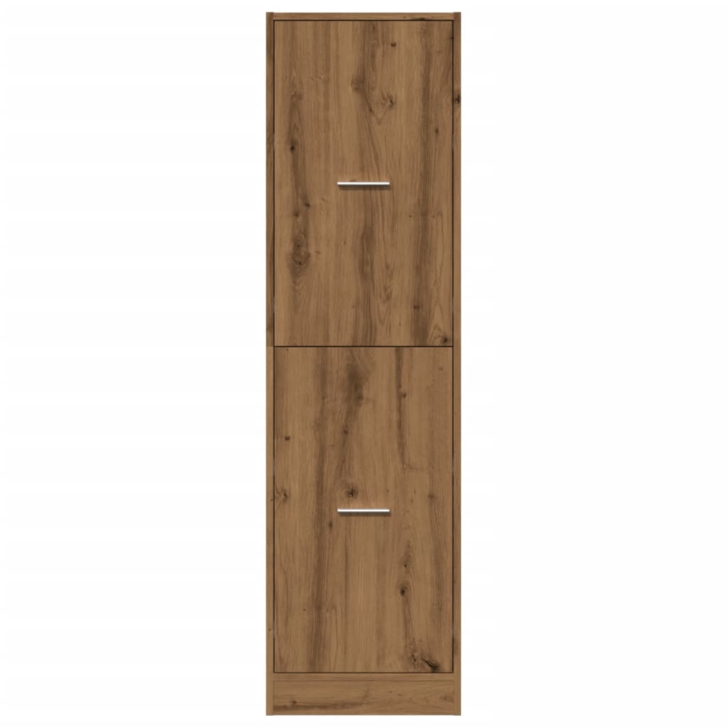 vidaXL Apothecary Cabinet Artisian Oak 40x41x144.5 cm Engineered Wood