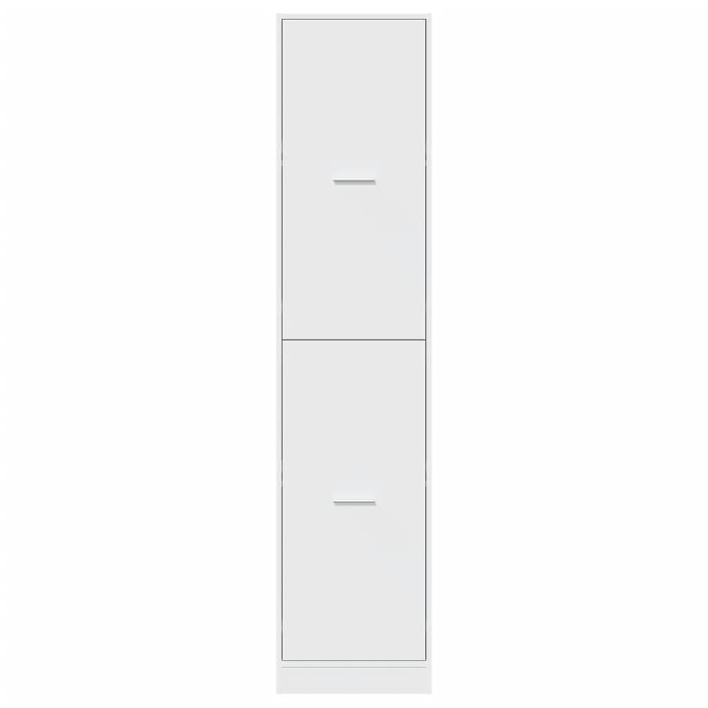 vidaXL Apothecary Cabinet White 40x41x174.5 cm Engineered Wood
