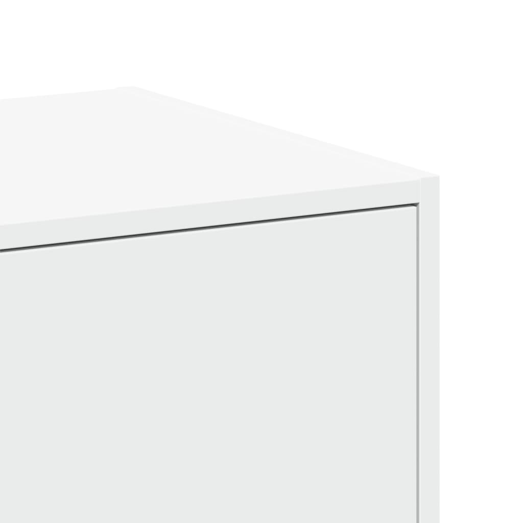 vidaXL Apothecary Cabinet White 40x41x174.5 cm Engineered Wood