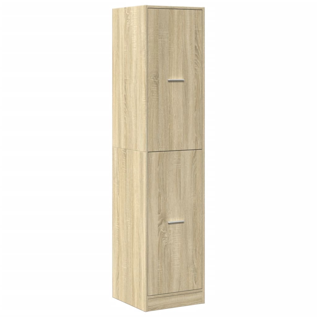 vidaXL Apothecary Cabinet Sonoma Oak 40x41x174.5 cm Engineered Wood