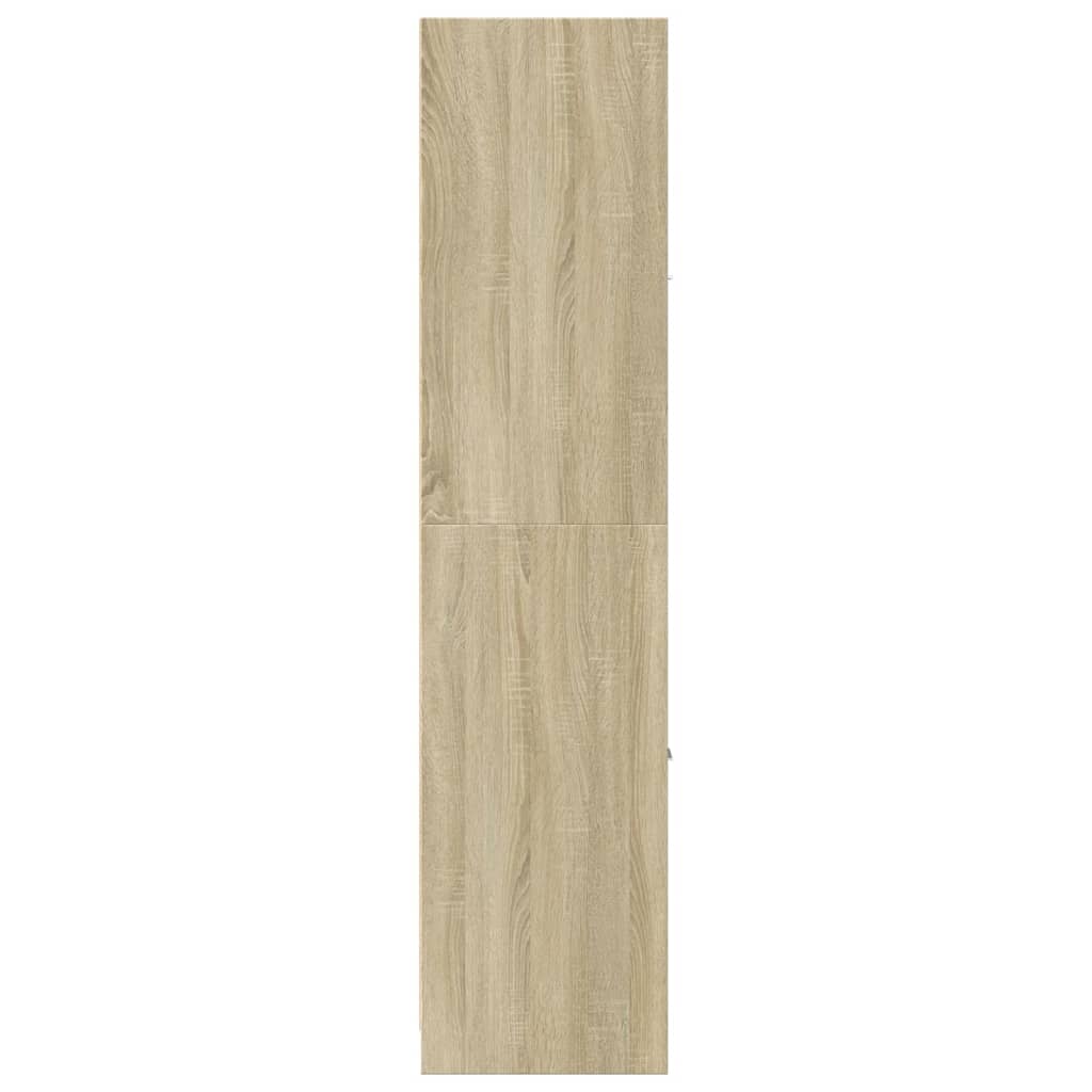 vidaXL Apothecary Cabinet Sonoma Oak 40x41x174.5 cm Engineered Wood