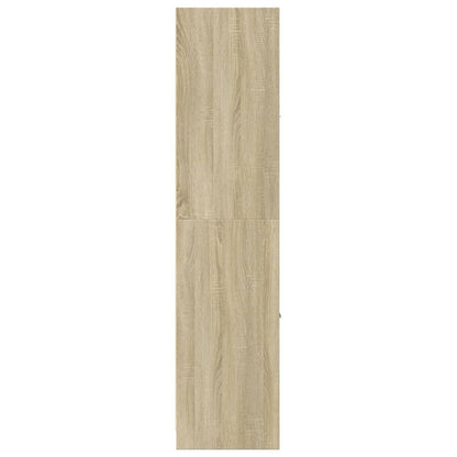 vidaXL Apothecary Cabinet Sonoma Oak 40x41x174.5 cm Engineered Wood