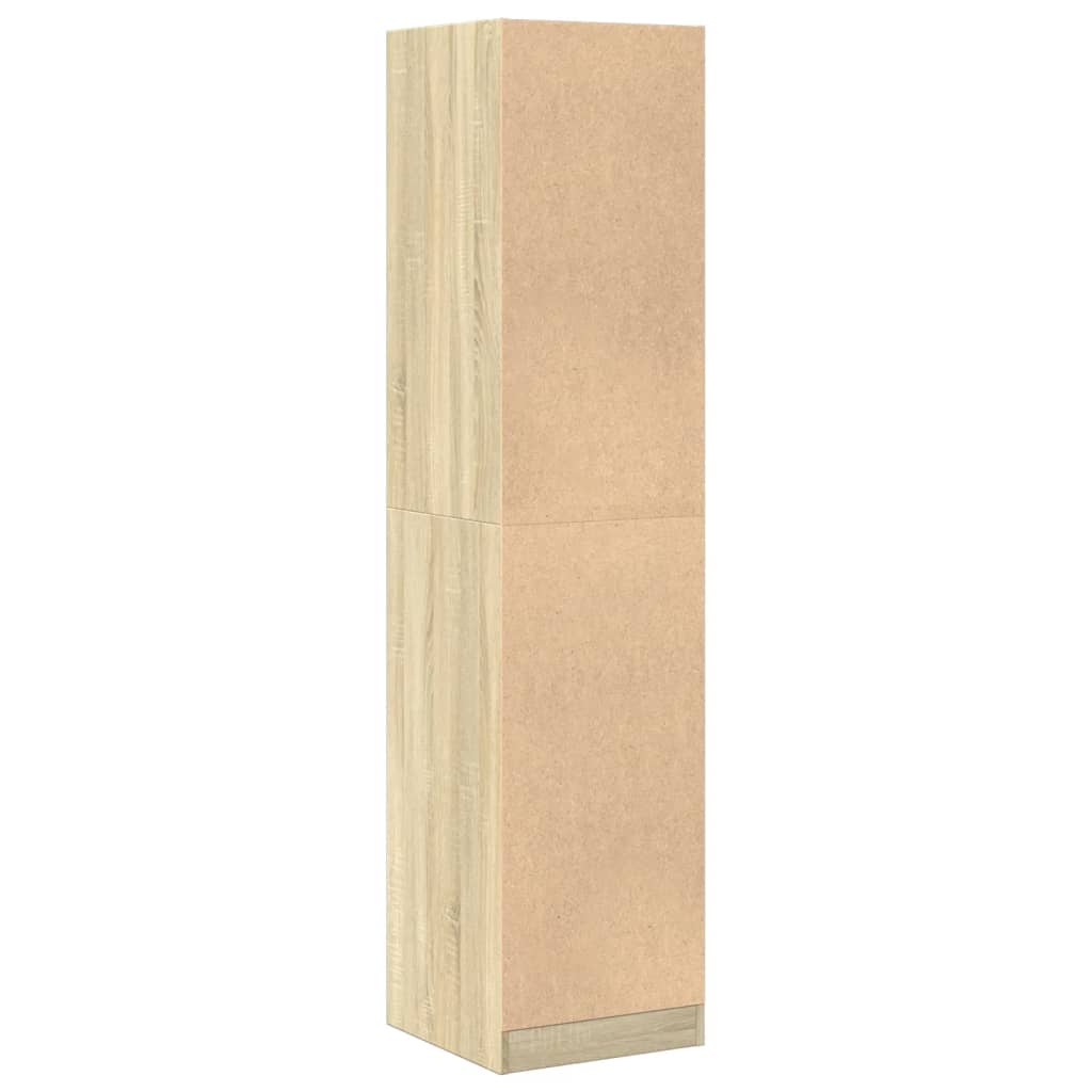 vidaXL Apothecary Cabinet Sonoma Oak 40x41x174.5 cm Engineered Wood