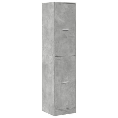 vidaXL Apothecary Cabinet Concrete Grey 40x41x174,5 cm Engineered Wood