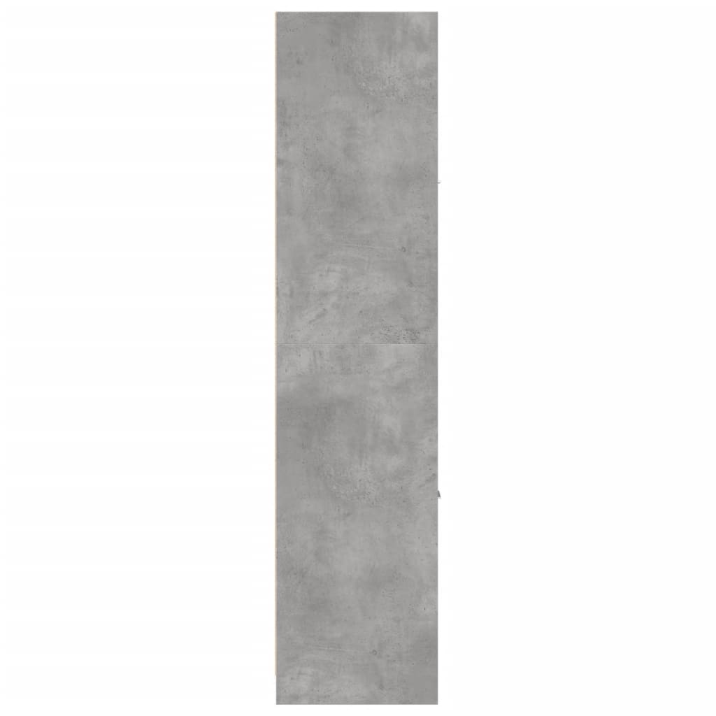 vidaXL Apothecary Cabinet Concrete Grey 40x41x174.5 cm Engineered Wood