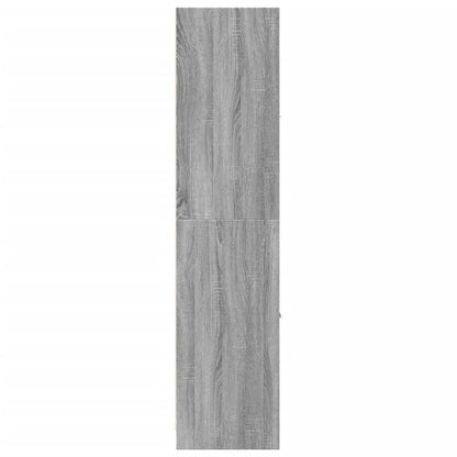 vidaXL Apothecary Cabinet Grey Sonoma 40x41x174.5 cm Engineered Wood