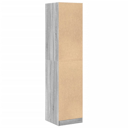 vidaXL Apothecary Cabinet Grey Sonoma 40x41x174.5 cm Engineered Wood