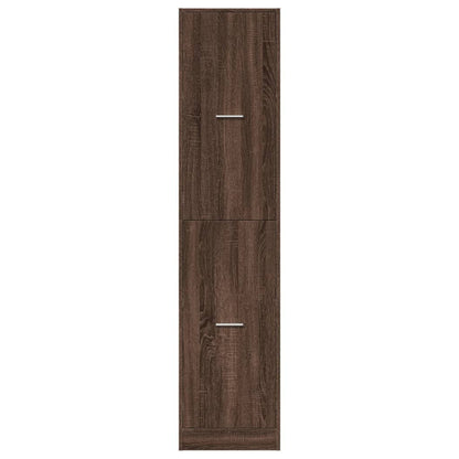 vidaXL Apothecary Cabinet Brown Oak 40x41x174.5 cm Engineered Wood