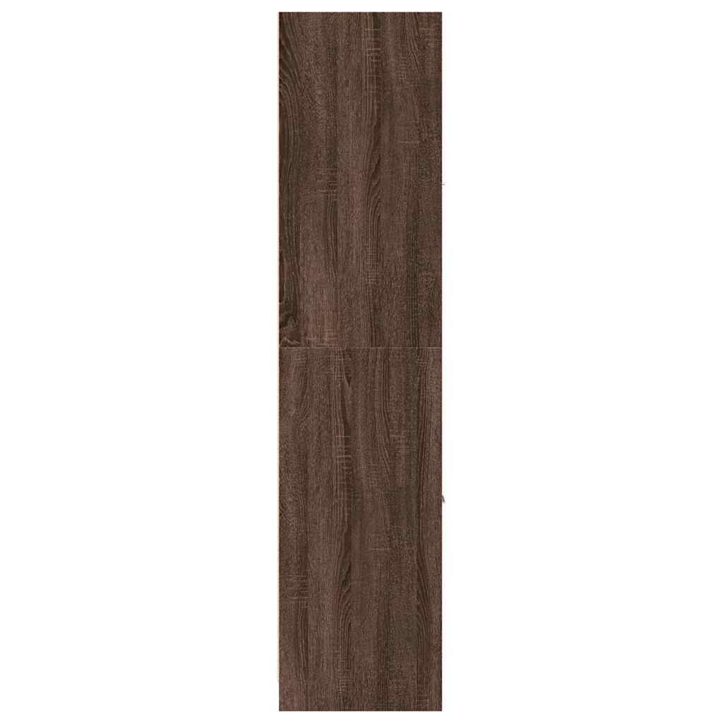 vidaXL Apothecary Cabinet Brown Oak 40x41x174,5 cm Engineered Wood