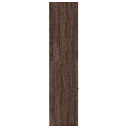 vidaXL Apothecary Cabinet Brown Oak 40x41x174,5 cm Engineered Wood