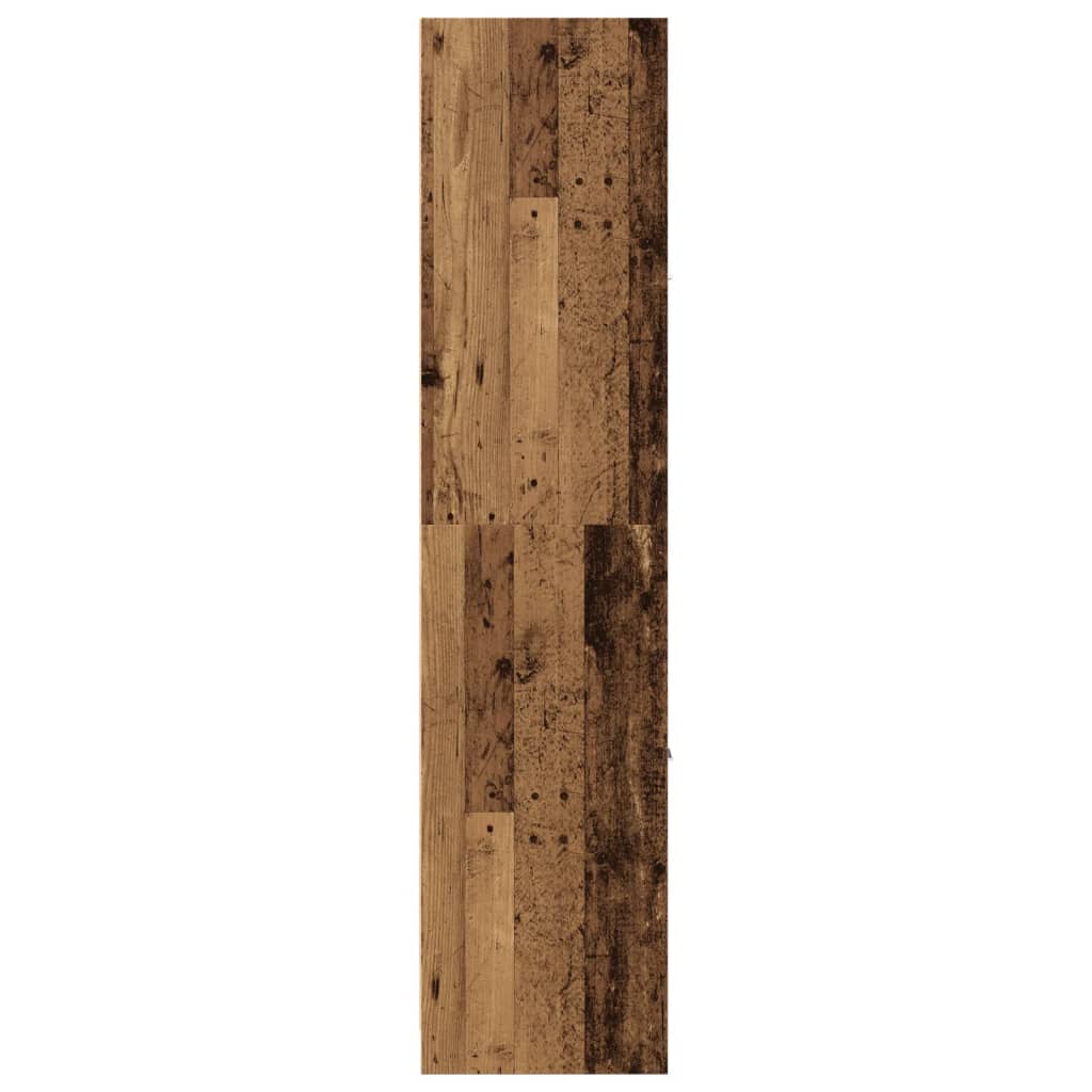 vidaXL Apothecary Cabinet Old Wood 40x41x174.5 cm Engineered Wood