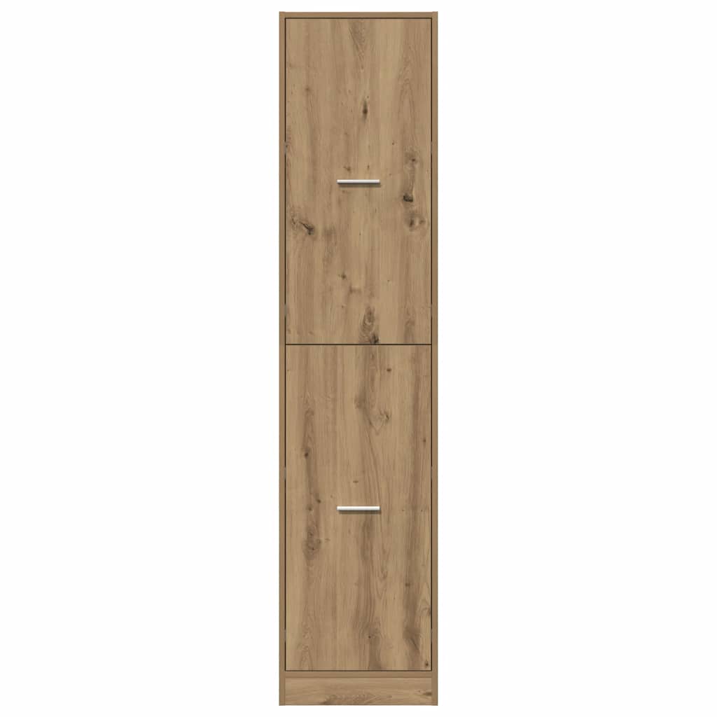 vidaXL Apothecary Cabinet Artisian Oak 40x41x174.5 cm Engineered Wood