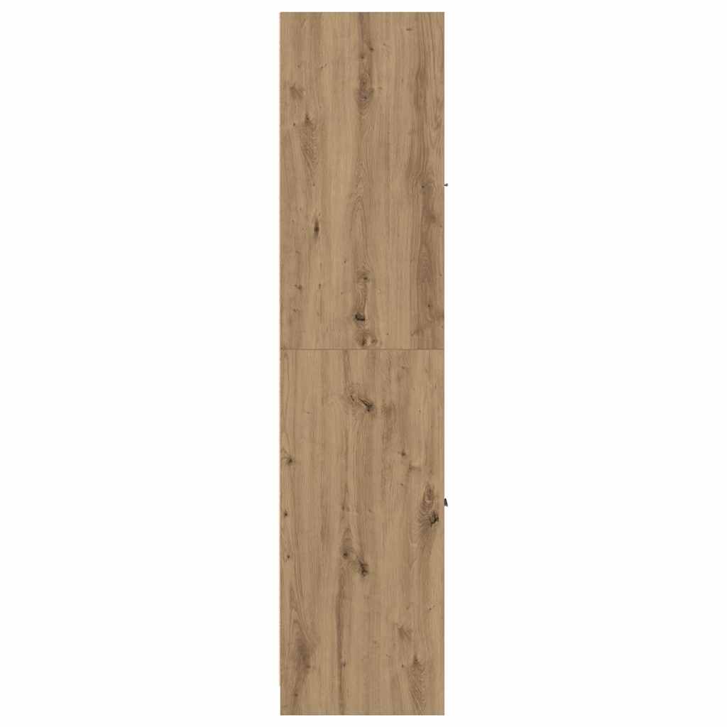 vidaXL Apothecary Cabinet Artisian Oak 40x41x174.5 cm Engineered Wood