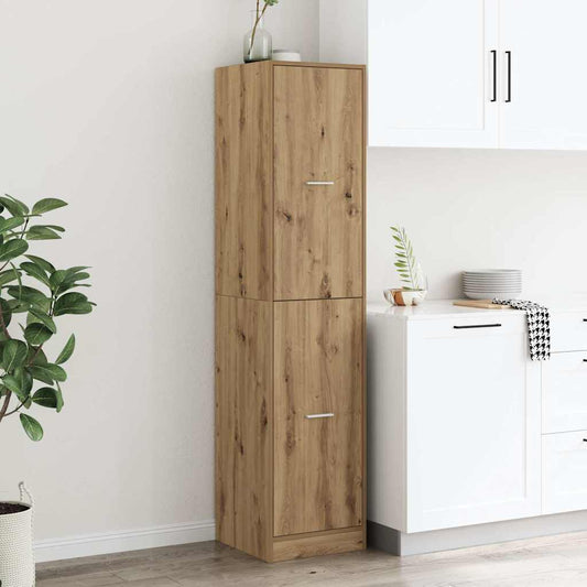 vidaXL Apothecary Cabinet Artisian Oak 40x41x174.5 cm Engineered Wood