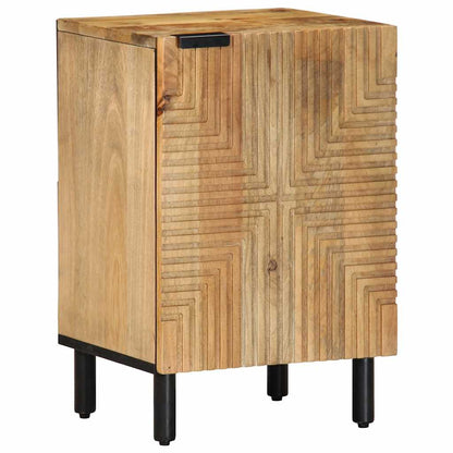 vidaXL 5 Piece Bathroom Furniture Set Brown Solid Wood Mango