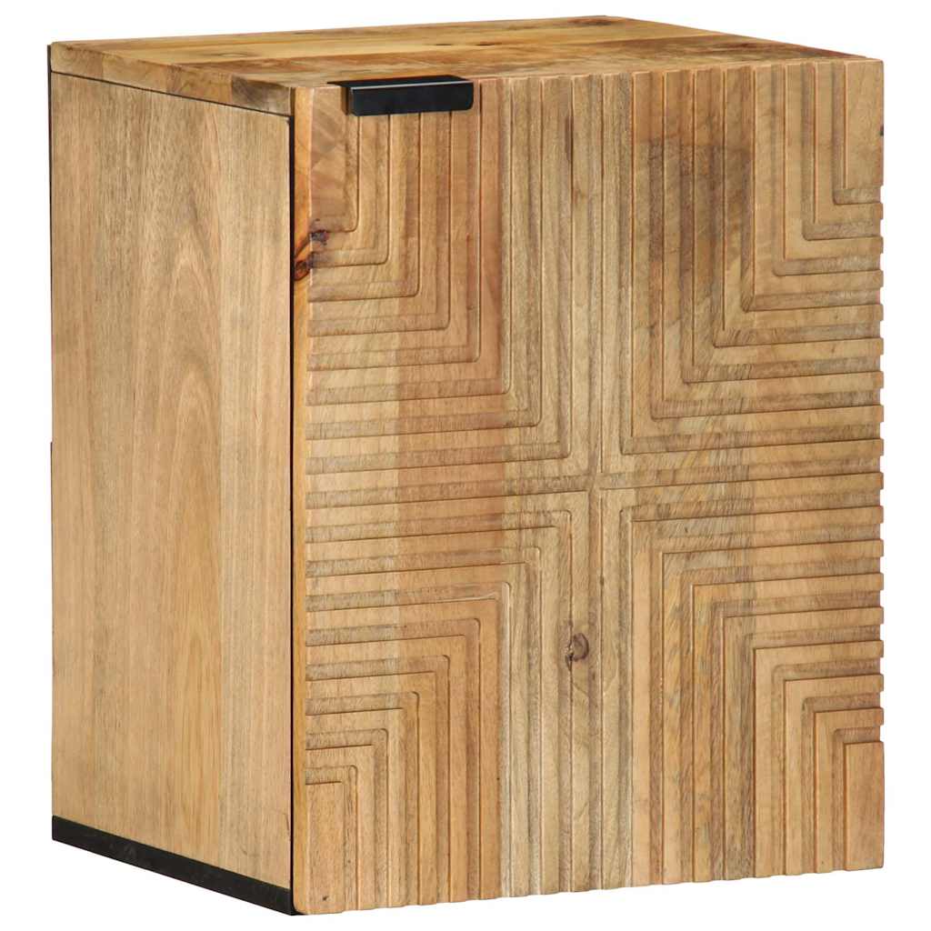 vidaXL 5 Piece Bathroom Furniture Set Brown Solid Wood Mango