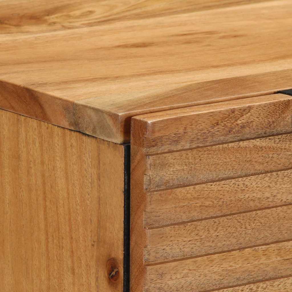 vidaXL Sideboard Set 3 pcs 180 x 33 x 75 cm Solid Acacia Wood