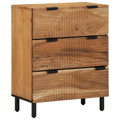 vidaXL Sideboard Set 3 pcs 180 x 33 x 75 cm Solid Acacia Wood
