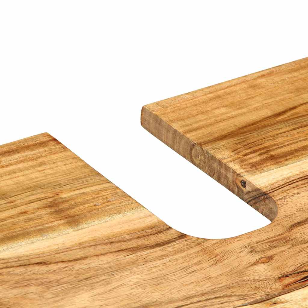 vidaXL Bathroom Cabinet Set 2 pcs Natural 62 x 33 x 58 cm