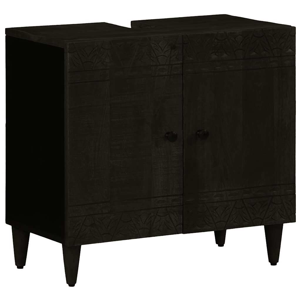 vidaXL 3 Piece Bathroom Furniture Set Solid Wood Mango