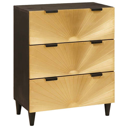 vidaXL Sideboard Set 3 pcs 180 x 33 x 75 cm Solid Mango Wood
