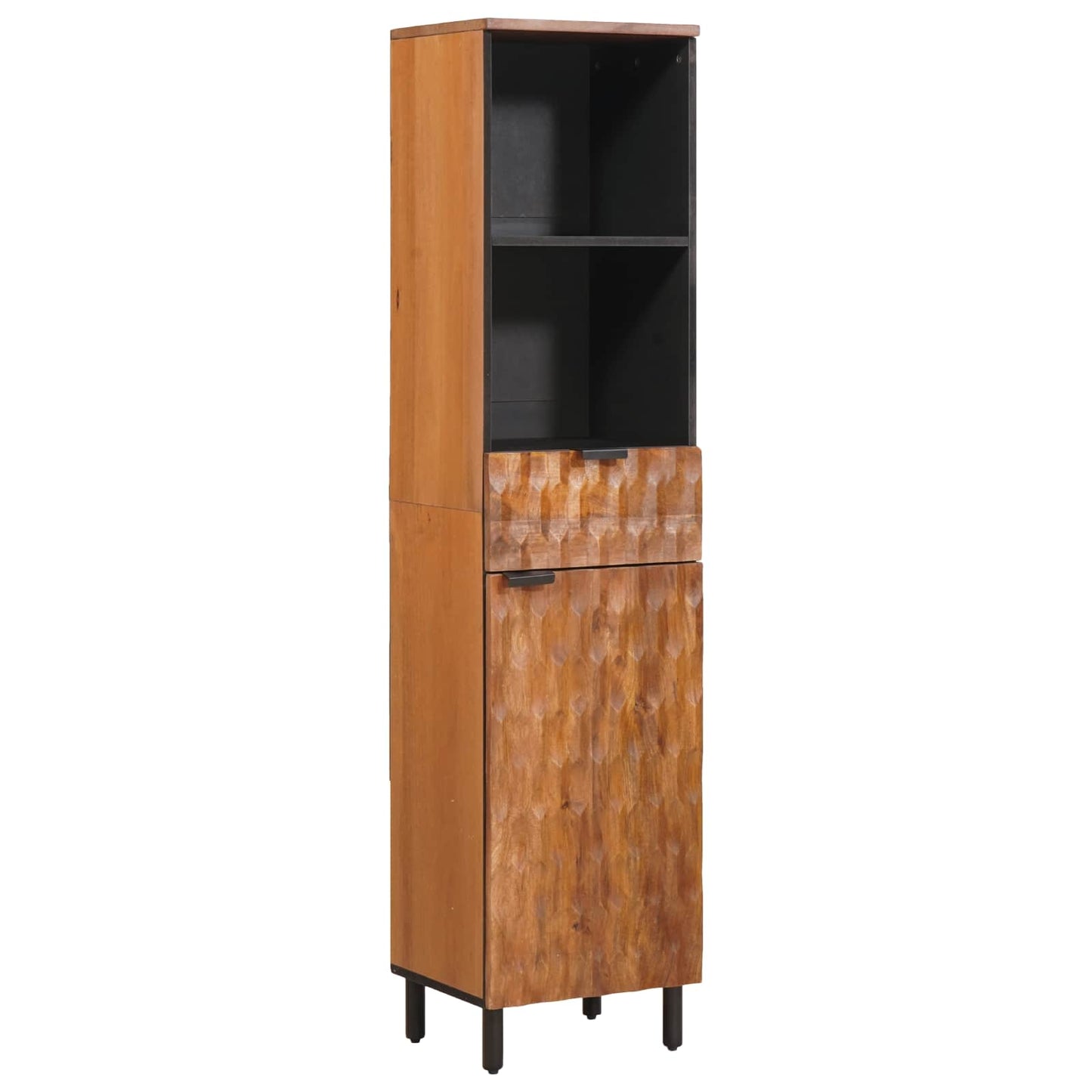 vidaXL Bathroom Sets 4 pcs Acacia Brown Winish Solid Mango Wood