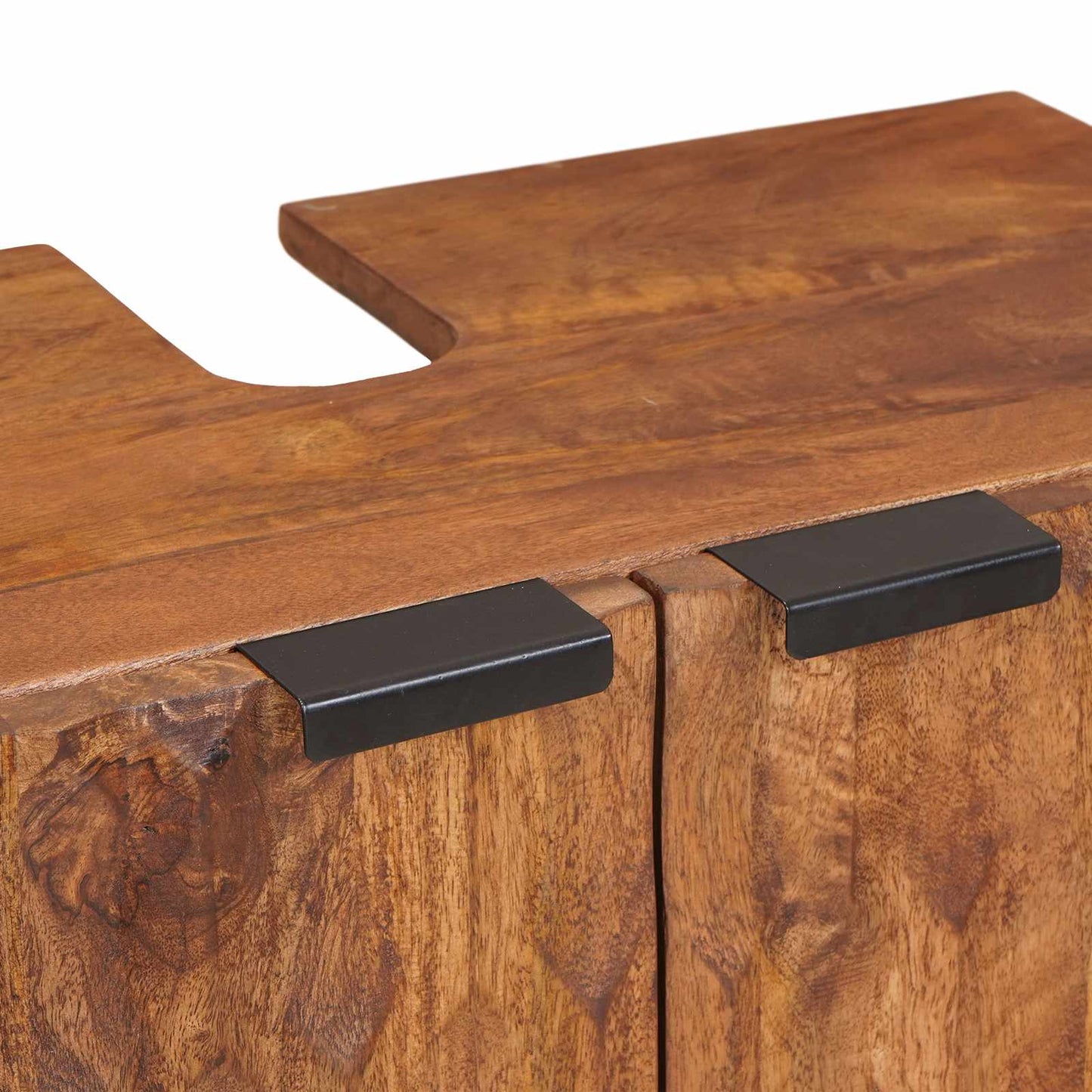 vidaXL Bathroom Sets 5 pcs Acacia Brown Winish Solid Mango Wood