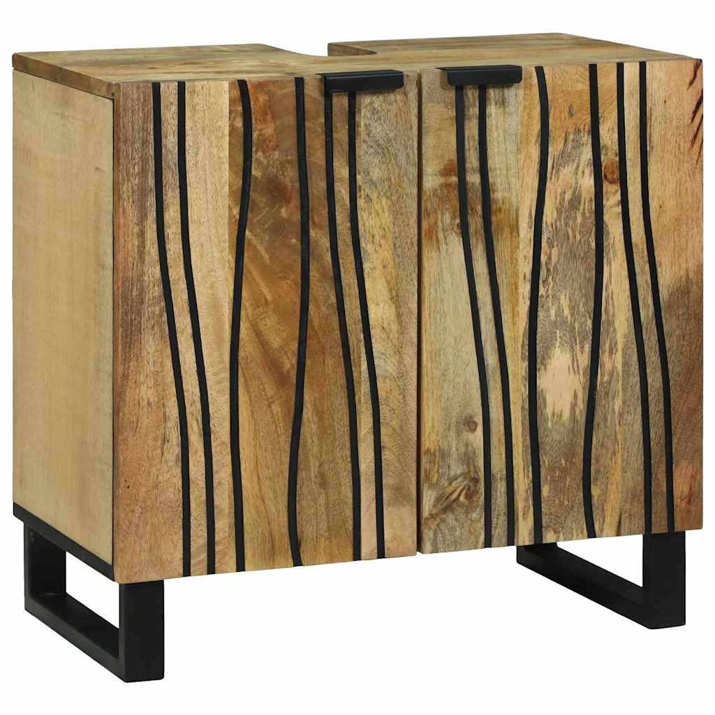 vidaXL Bathroom Furniture Set with Drawer 3 pcs Brown Engineered Wood
