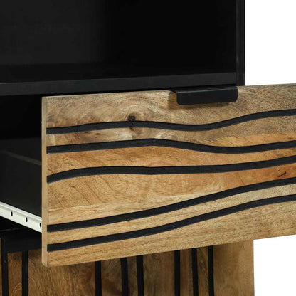 vidaXL Bathroom Furniture Set with Drawer 4 pcs Brown Engineered Wood