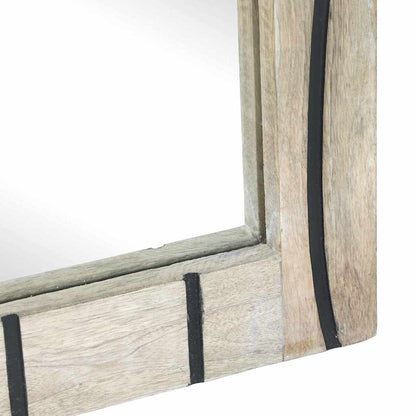 vidaXL Bathroom Cabinet Set 2 pcs White Solid Mango Wood