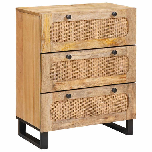 vidaXL Sideboard 3 pcs Brown 180 x 33 x 75 cm Solid Mango Wood