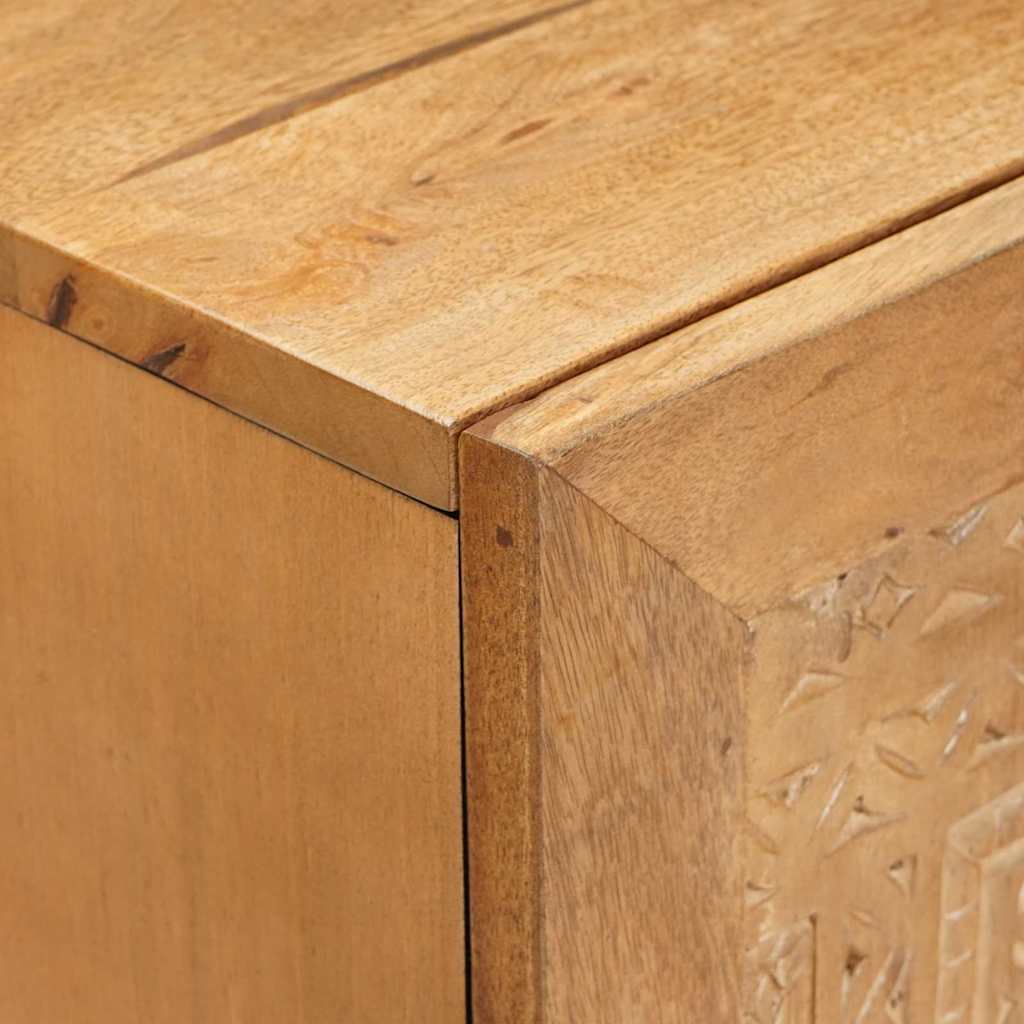 vidaXL Sideboard 3 pcs 180 x 33.5 x 75 cm Solid mango wood Brown