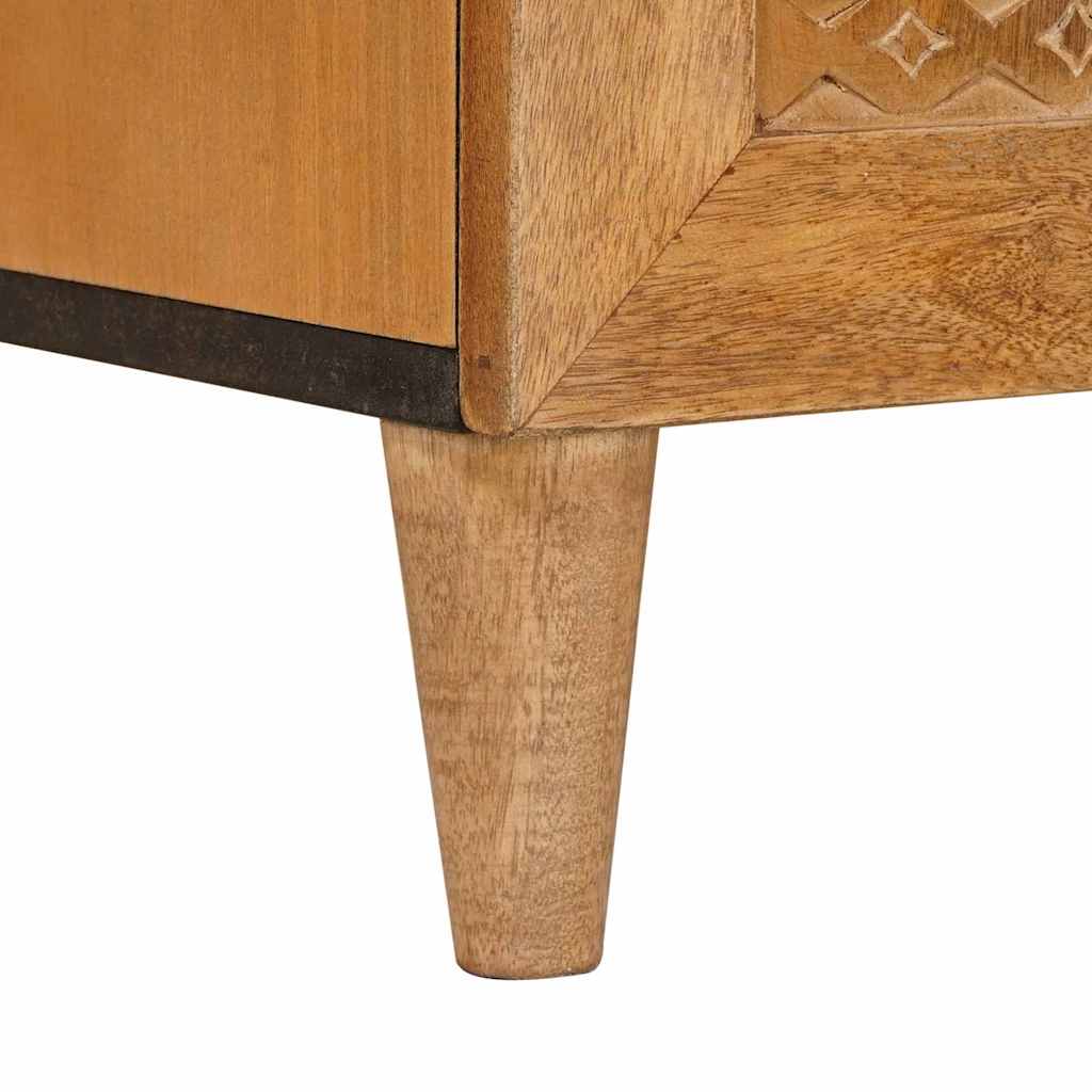 vidaXL Sideboard 3 pcs 180 x 33.5 x 75 cm Solid mango wood Brown