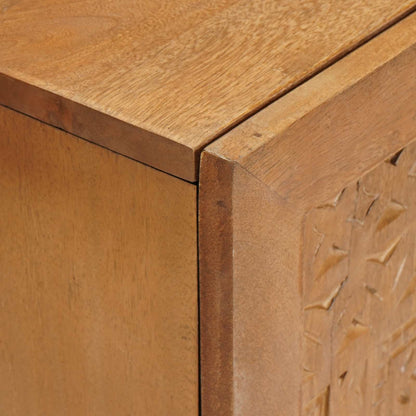 vidaXL Bathroom Furniture Set with Shelf 2 pcs Brown Engineered Wood