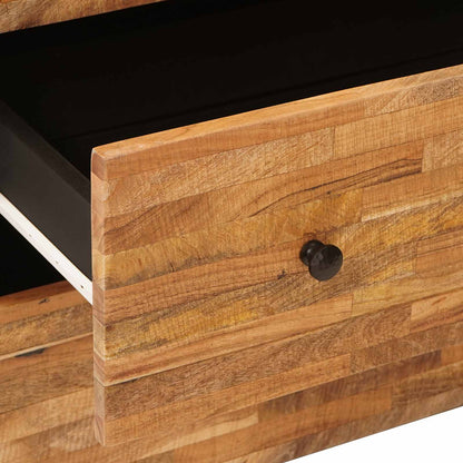 vidaXL Sideboard 2 pcs Brown 60 x 33 x 75 cm Solid Mango Wood