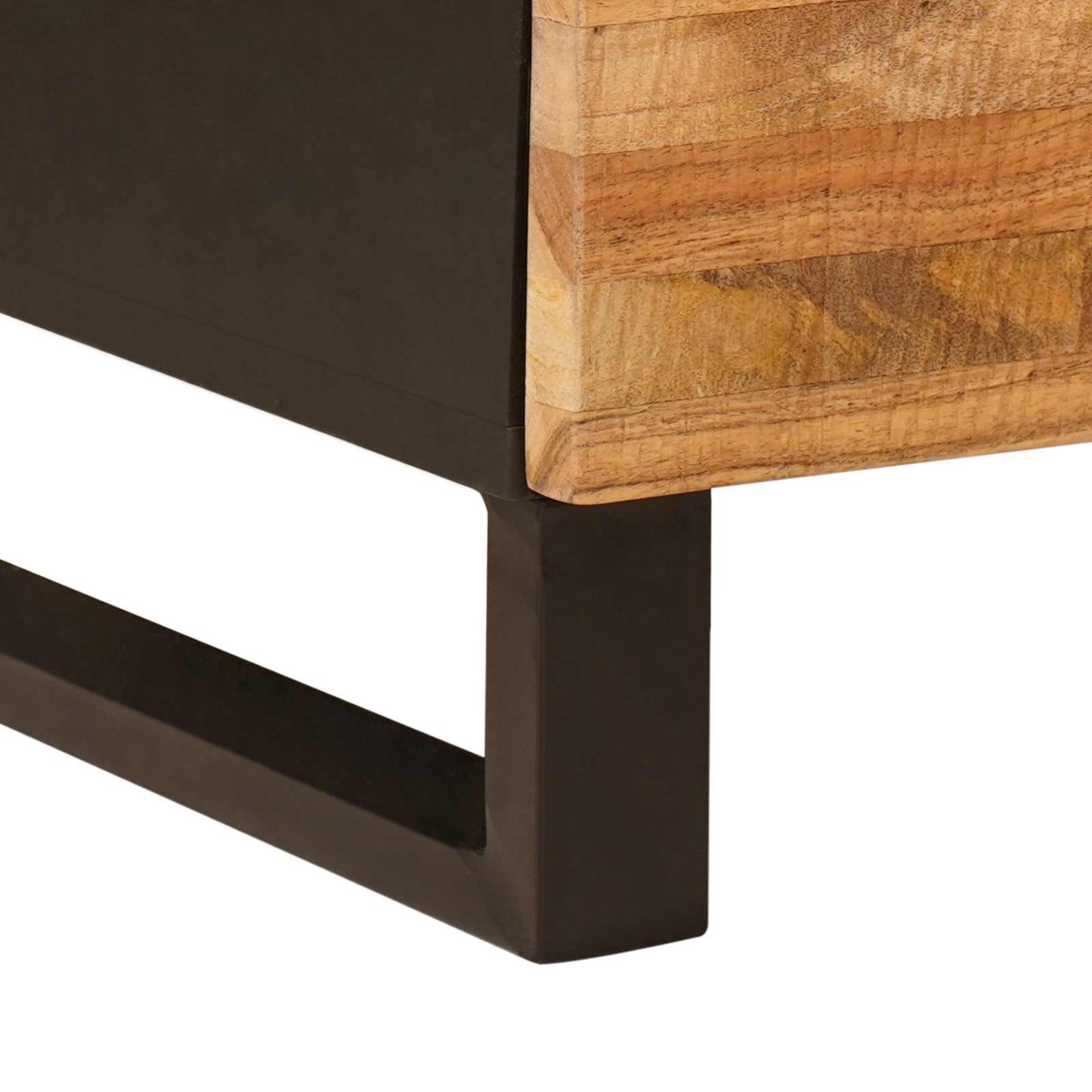 vidaXL Sideboard 2 pcs Brown 60 x 33 x 75 cm Solid Mango Wood