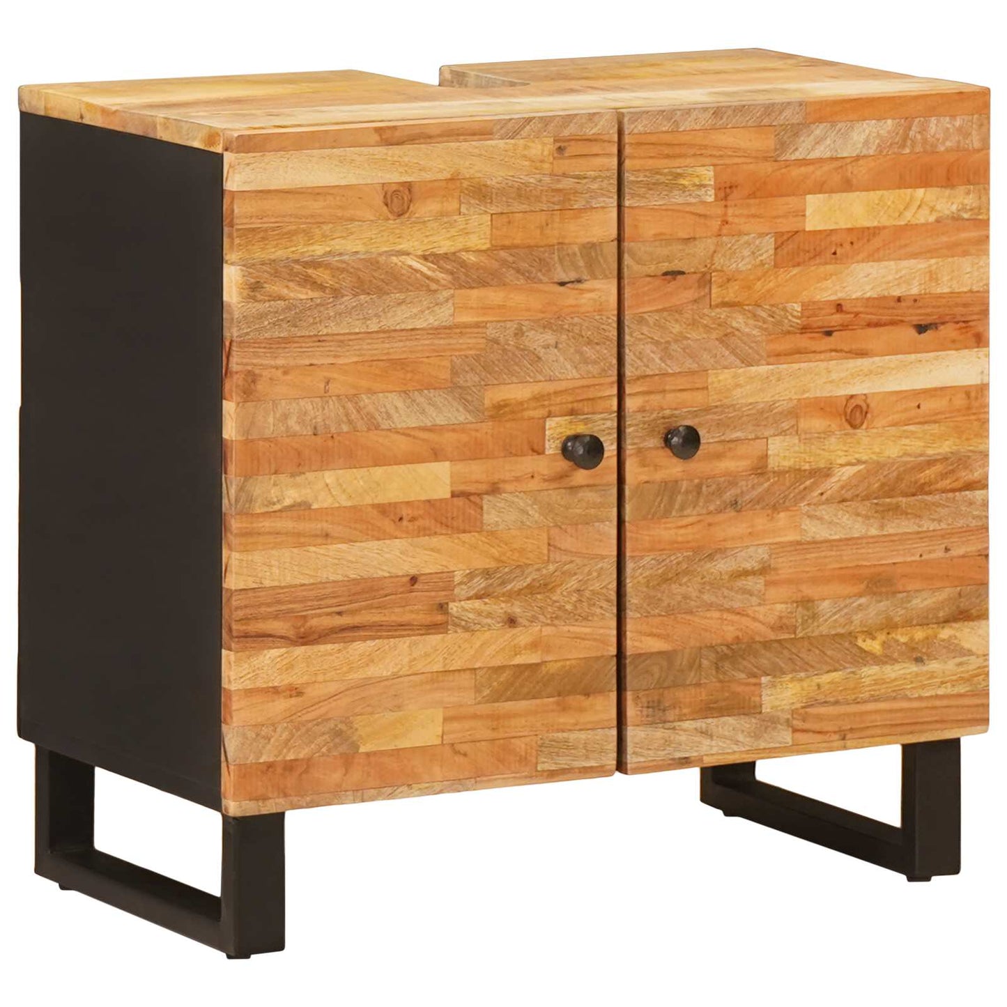 vidaXL Bathroom Sets with Drawer 5 pcs Natural Solid Mango Wood
