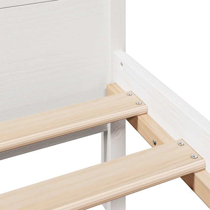 vidaXL Bed Frame without Mattress White 160x200 cm Solid Wood Pine