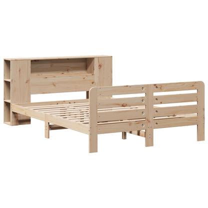 vidaXL Bed Frame without Mattress 135x190 cm Double Solid Wood Pine