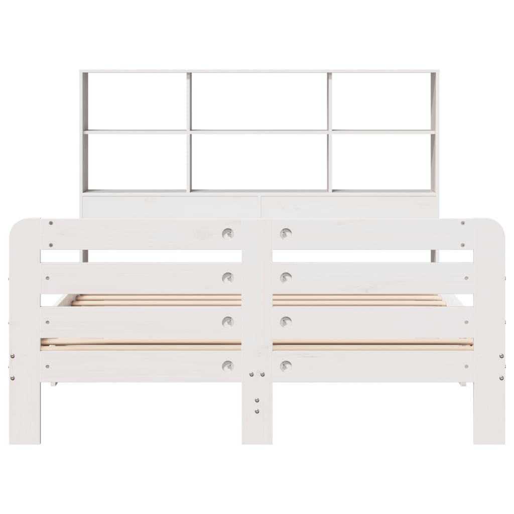vidaXL Bed Frame without Mattress White 160x200 cm Solid Wood Pine
